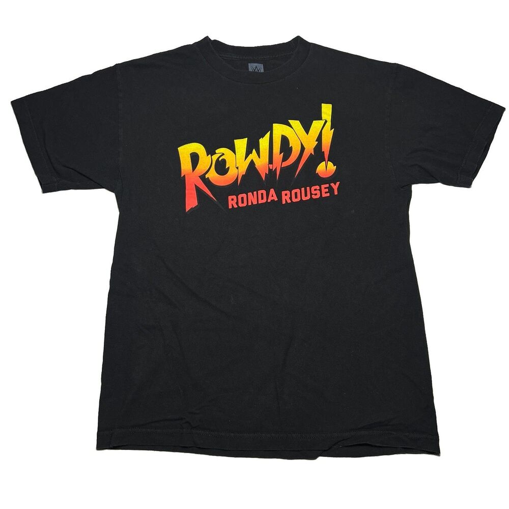 Ronda Rowdy Rousey WWE Official T-shirt. Size Medium